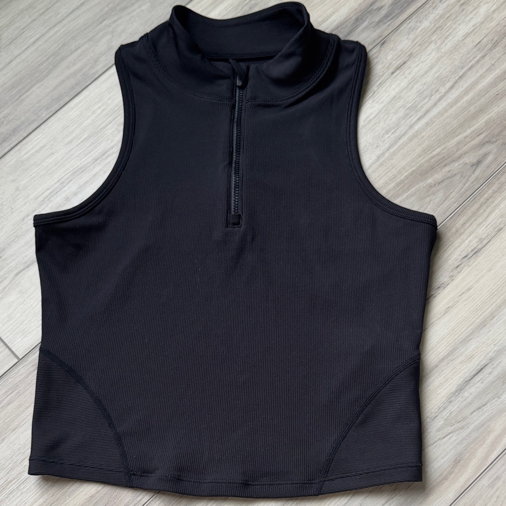 ZYIA Black Artemis Zipper tank